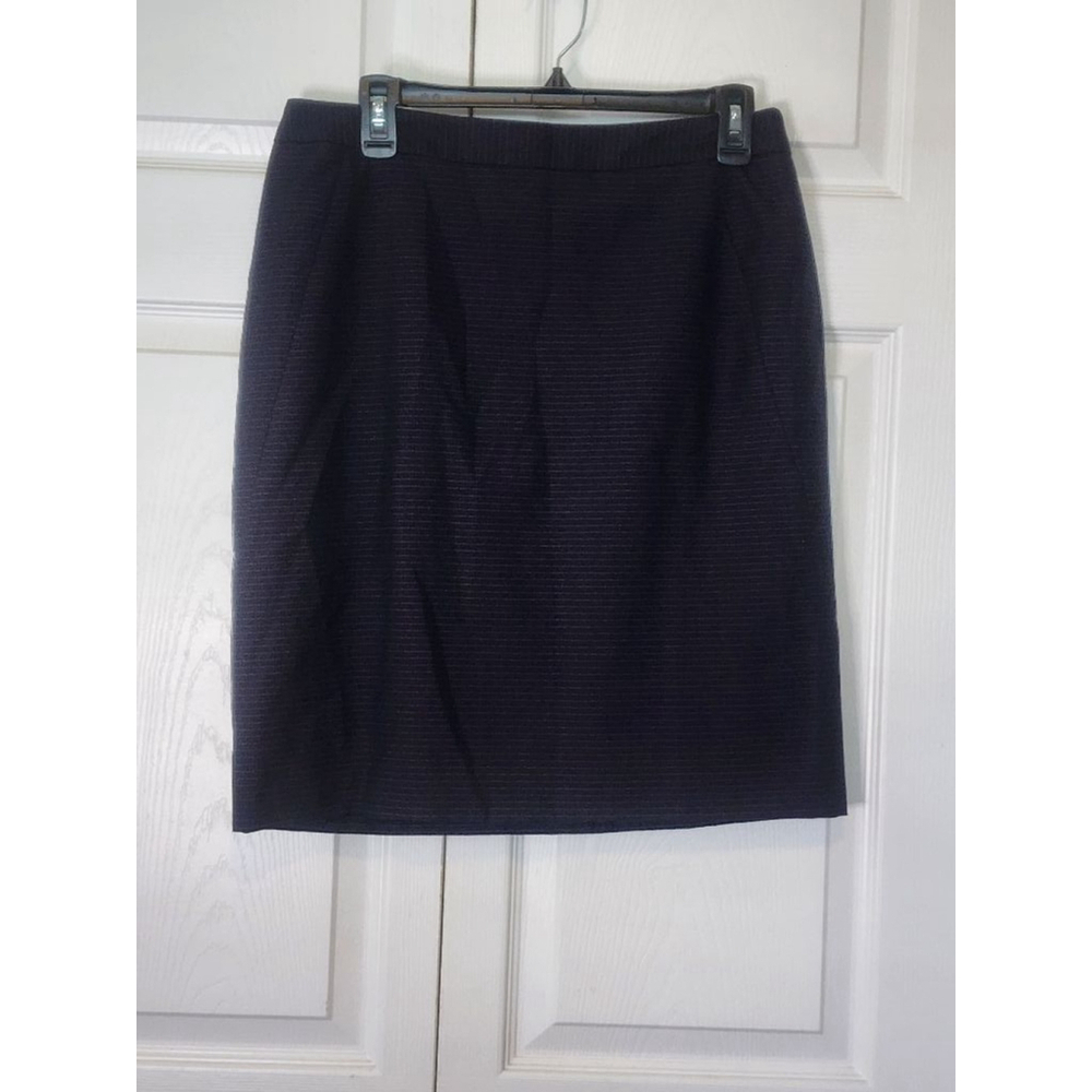 Chadwicks Skirt Black Purple Size 10 Petite